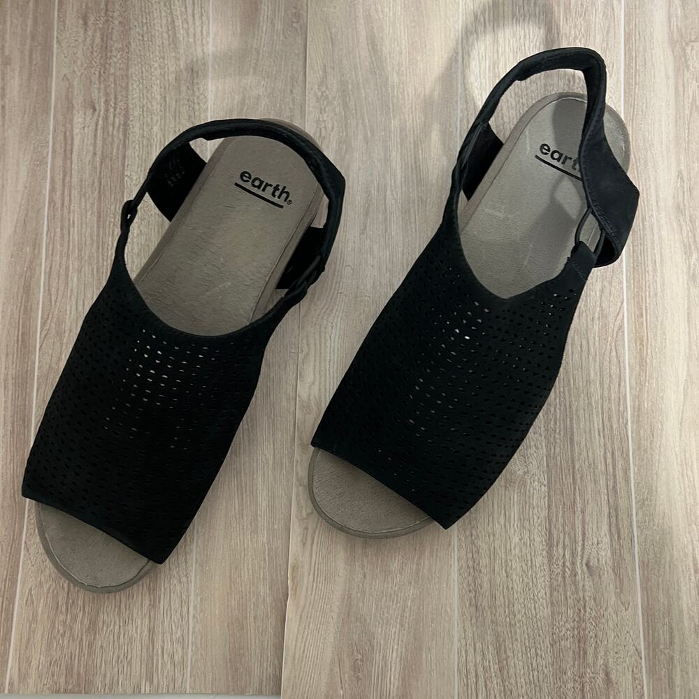 Earth Women's LINDENLOVEEN Comfort Insole Slingback Sandals SZ 10